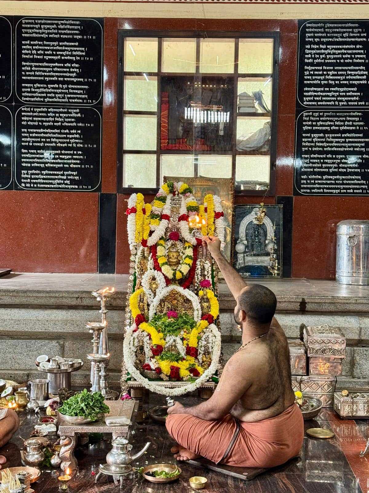 Madhwacharya in Pajaka constituency as part of Sri Madhva Navaratrotsava.